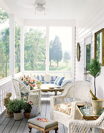 front porch furniture decorating ideas