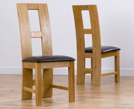 oak dining chairs with casters