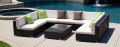 Outdoor sectional furniture: good shape, good atmosphere