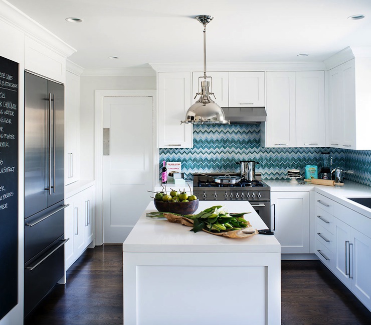 teal kitchen cabinets