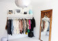 DIY Hanging Clothes Racks for Laundry Room